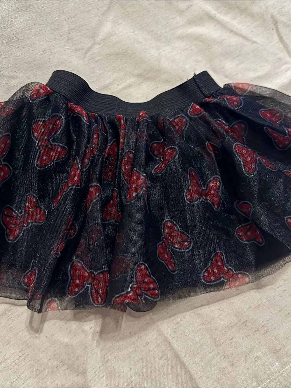Sparkly Pink & Black Tulle Skirts Trio - Gymboree/ Disney & Paw patrol - 18mo/2T